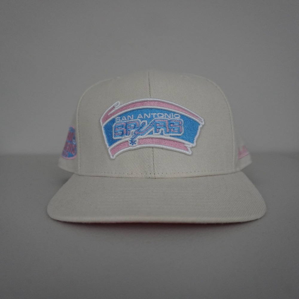 Mitchell & Ness San Antonio Spurs Fitted Hat Men 7 1/4 Cream 1999 NBA Finals